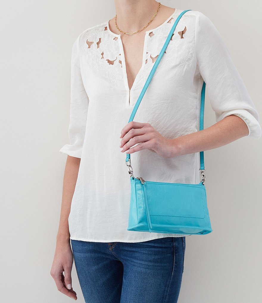 HOBO Vintage Hide Collection Cadence Leather Top Zip Crossbody Bag