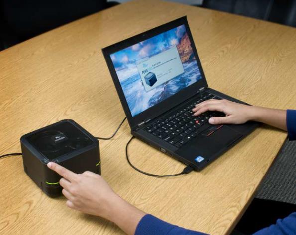 Revolabs FLX UC 500 Speaker for Phones - Retail Packaging - Black