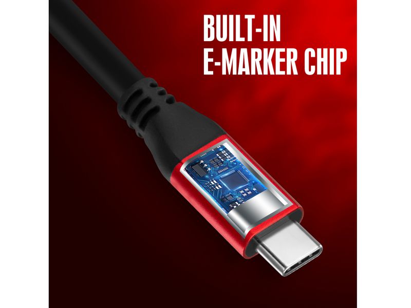 USB C to USB C Fast Charging Cable 15Ft, RIITOP USB 3.1 Gen 2 10Gbps Type C Cable with E-Marker Chipset, PD Charging 96W(20V 5A),Compatible with Gaming Box, Digital Camera, Oculus Quest 2 Link