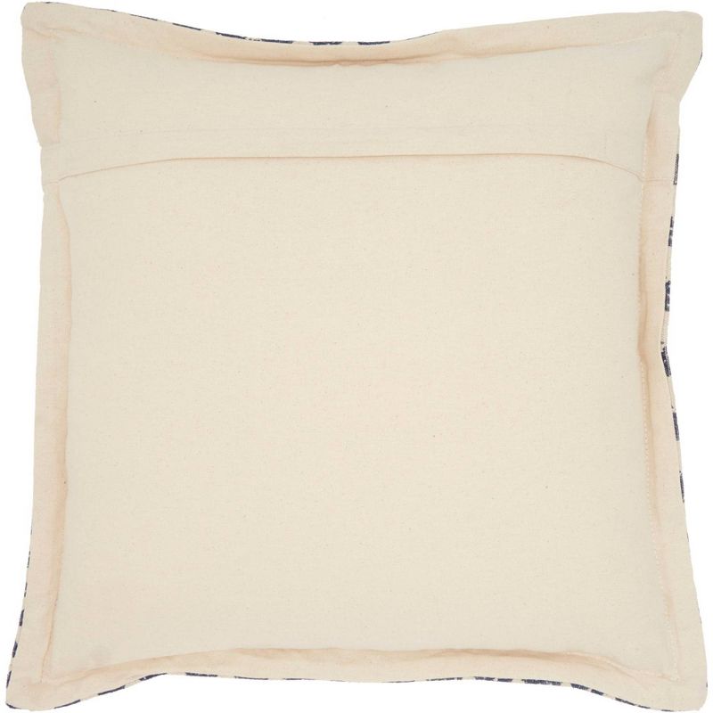 Life Styles Printed Triangles Oversize Square Throw Pillow Indigo - Nourison