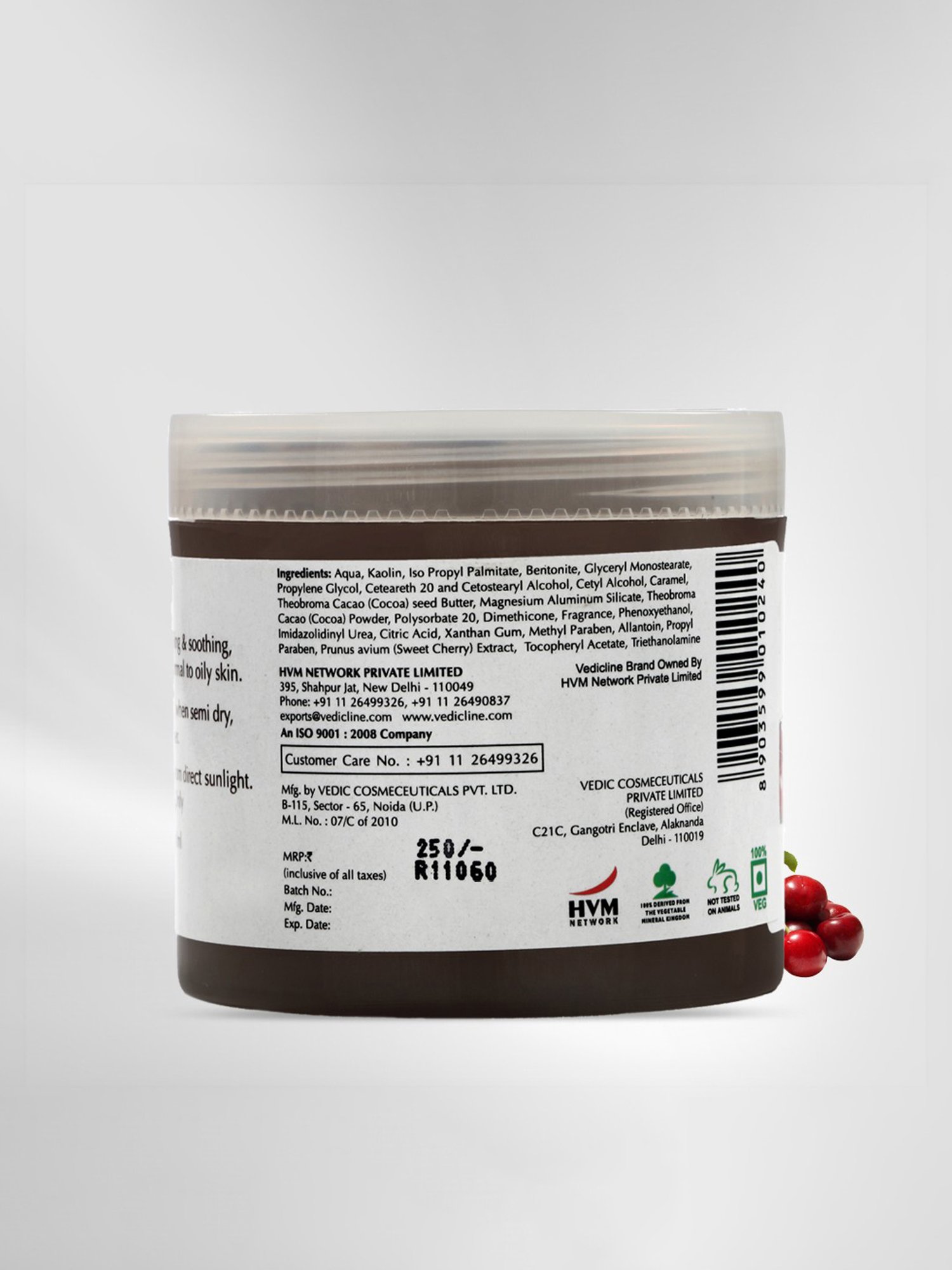 VEDIC LINE Choco Cherry Mud Pack - 100 ml