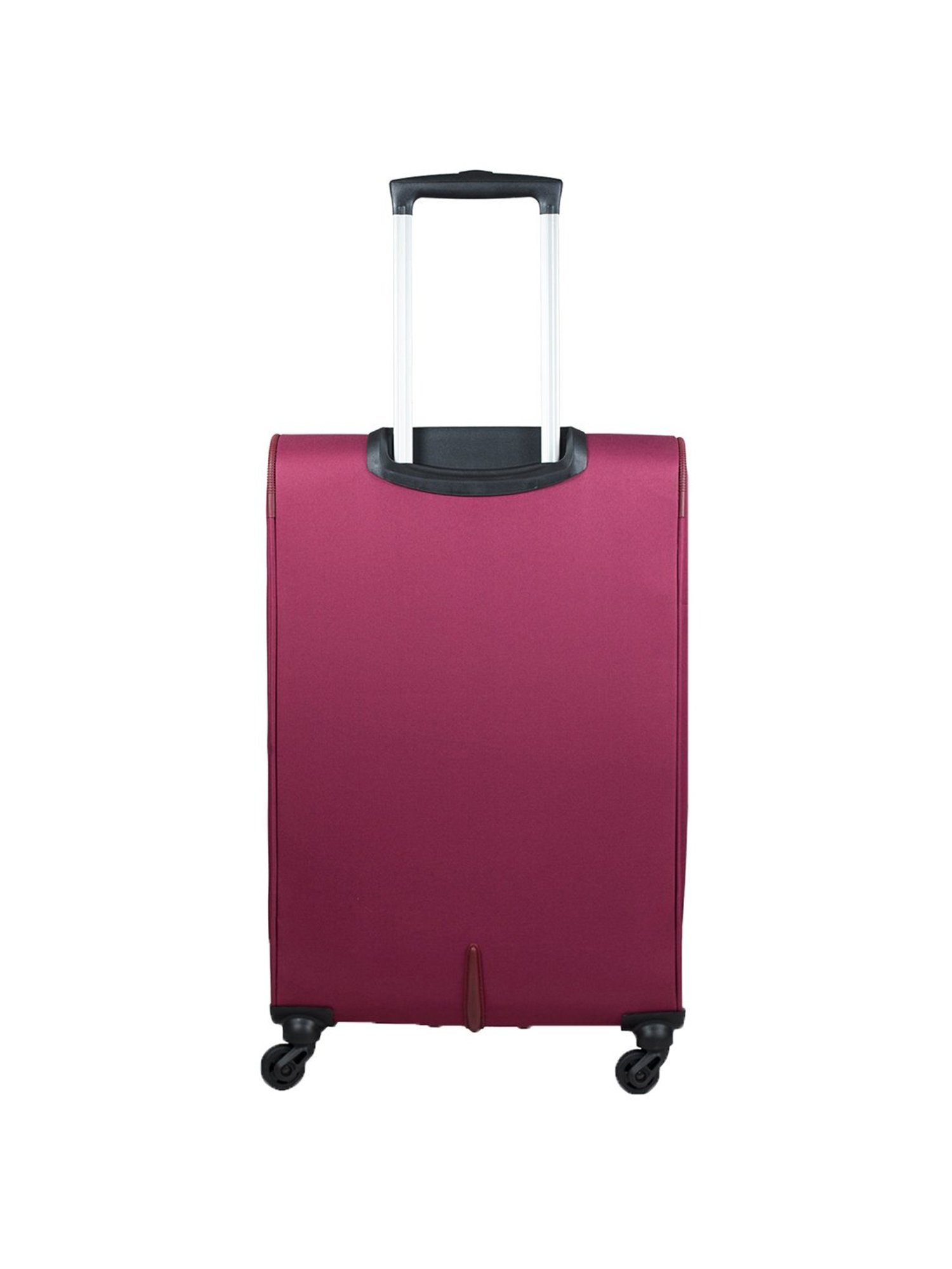 Carriall Red 4 Wheel Medium Soft Cabin Trolley Pack of 2 - 43 cm