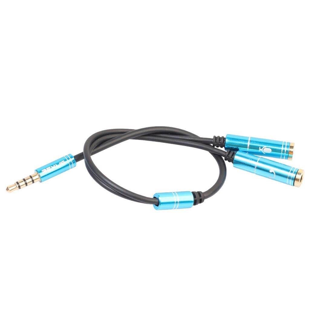 1Pcs REXLIS 3.5mm Combo Audio Adapter Cable for PS4,Xbox One S,Tablet,Mobile Phone,PC Gaming Headsets and version Laptop