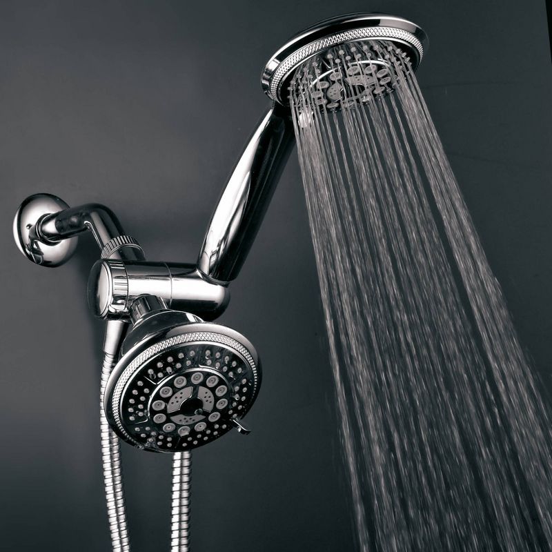 Aqua Dance 3 Way Combo Showerhead Chrome - HoteSpa