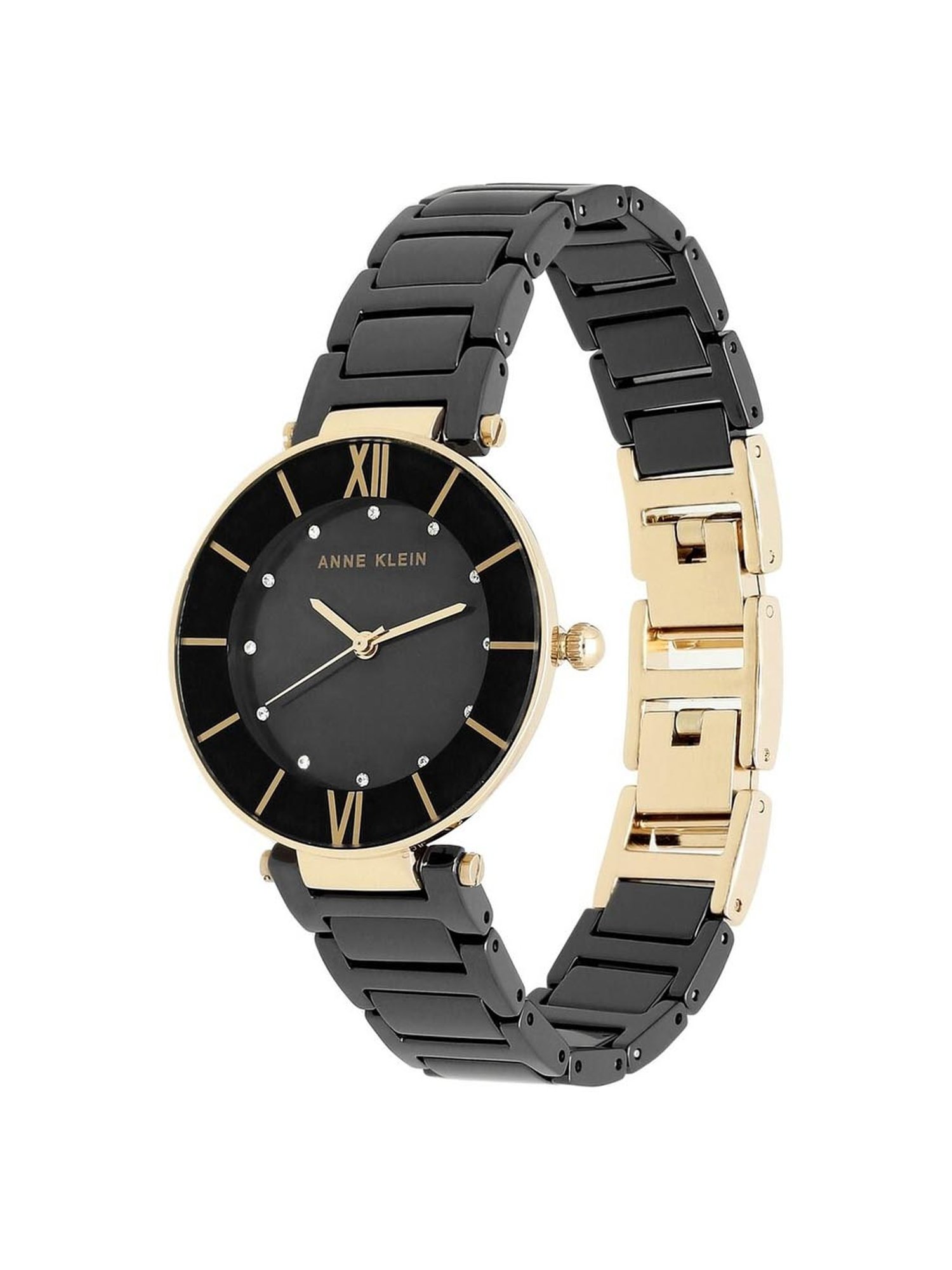 Anne Klein NBAK3266BKRG Analog Watch for Women
