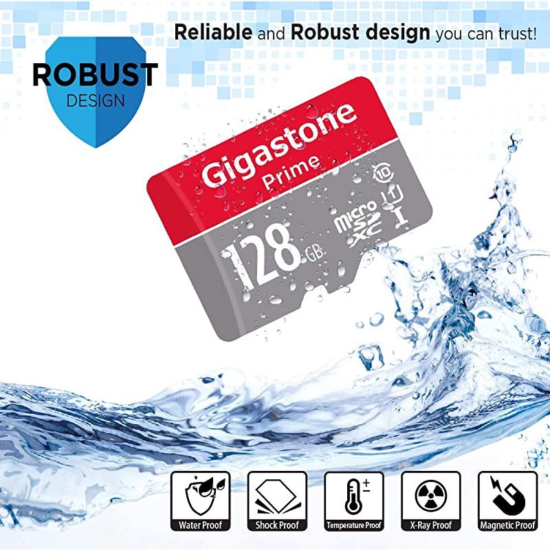 128GB Micro SD Card Gaming Plus Nintendo Switch Compatible High Speed 100MBs 4K Video Recording Micro SDXC UHSI A1 Class 10