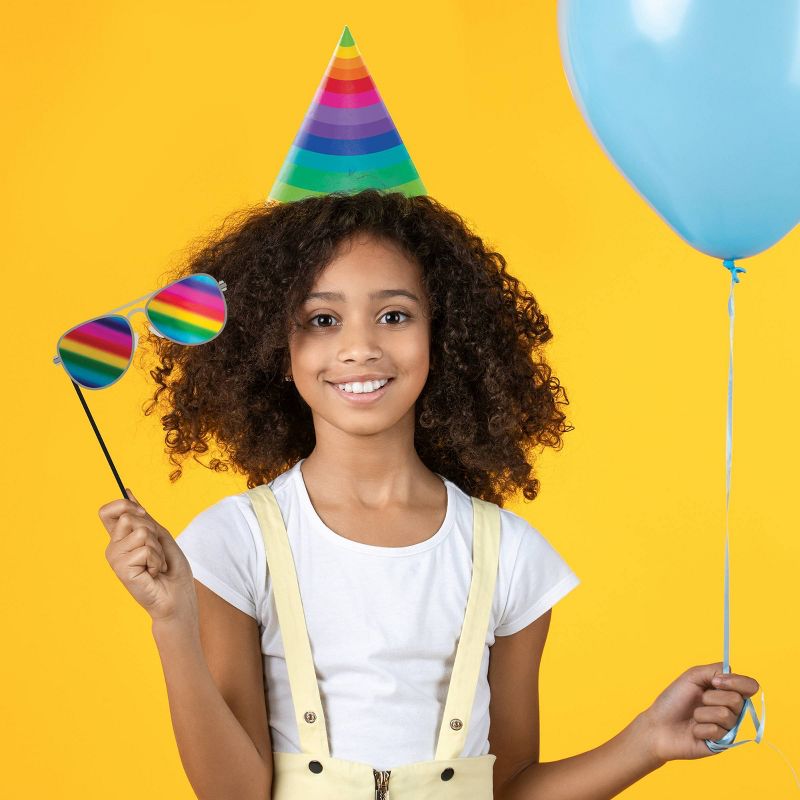 24ct Rainbow Adult Party Hats