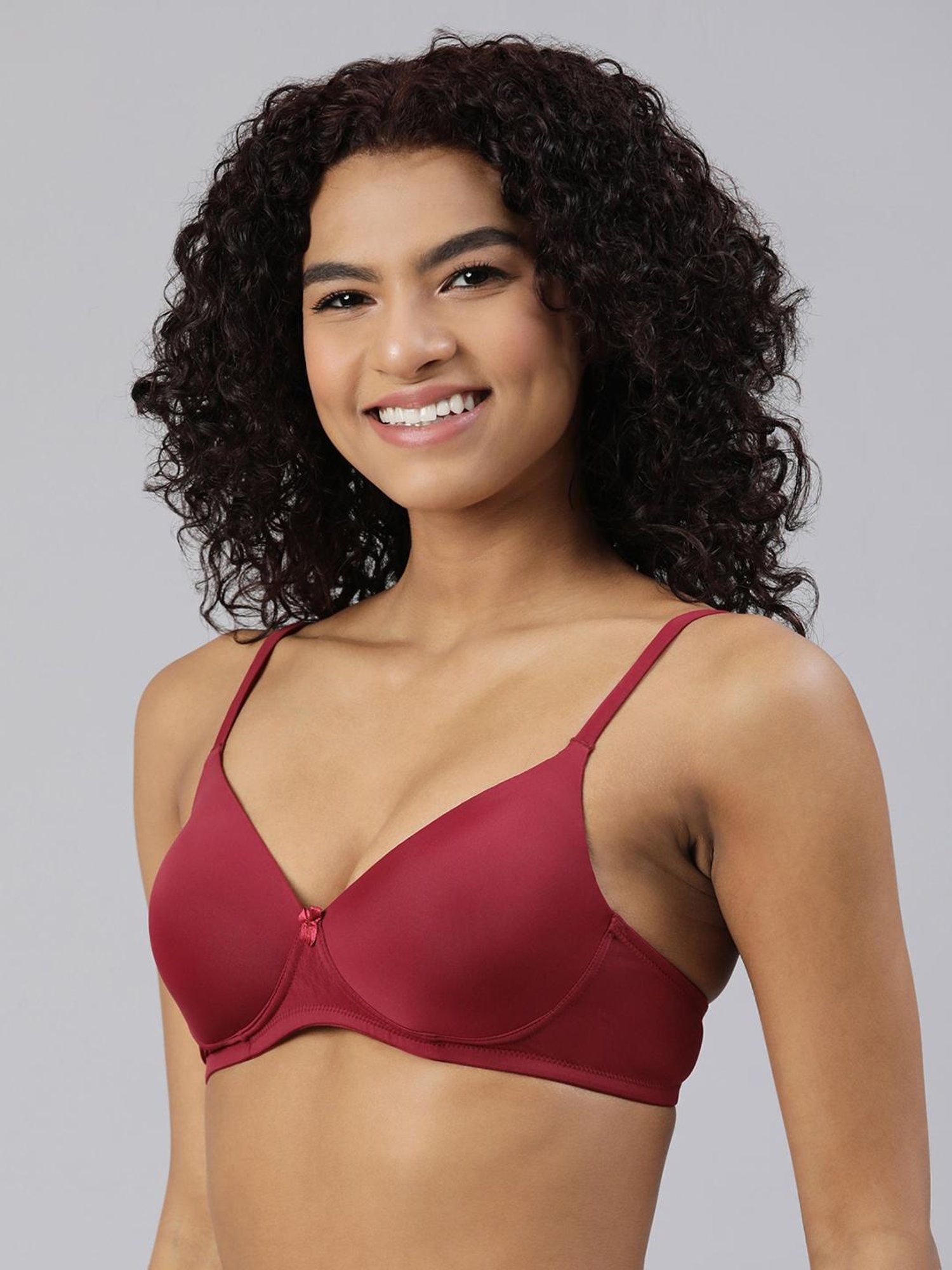 BLOSSOM Maroon Medium Coverage Everyday Bra