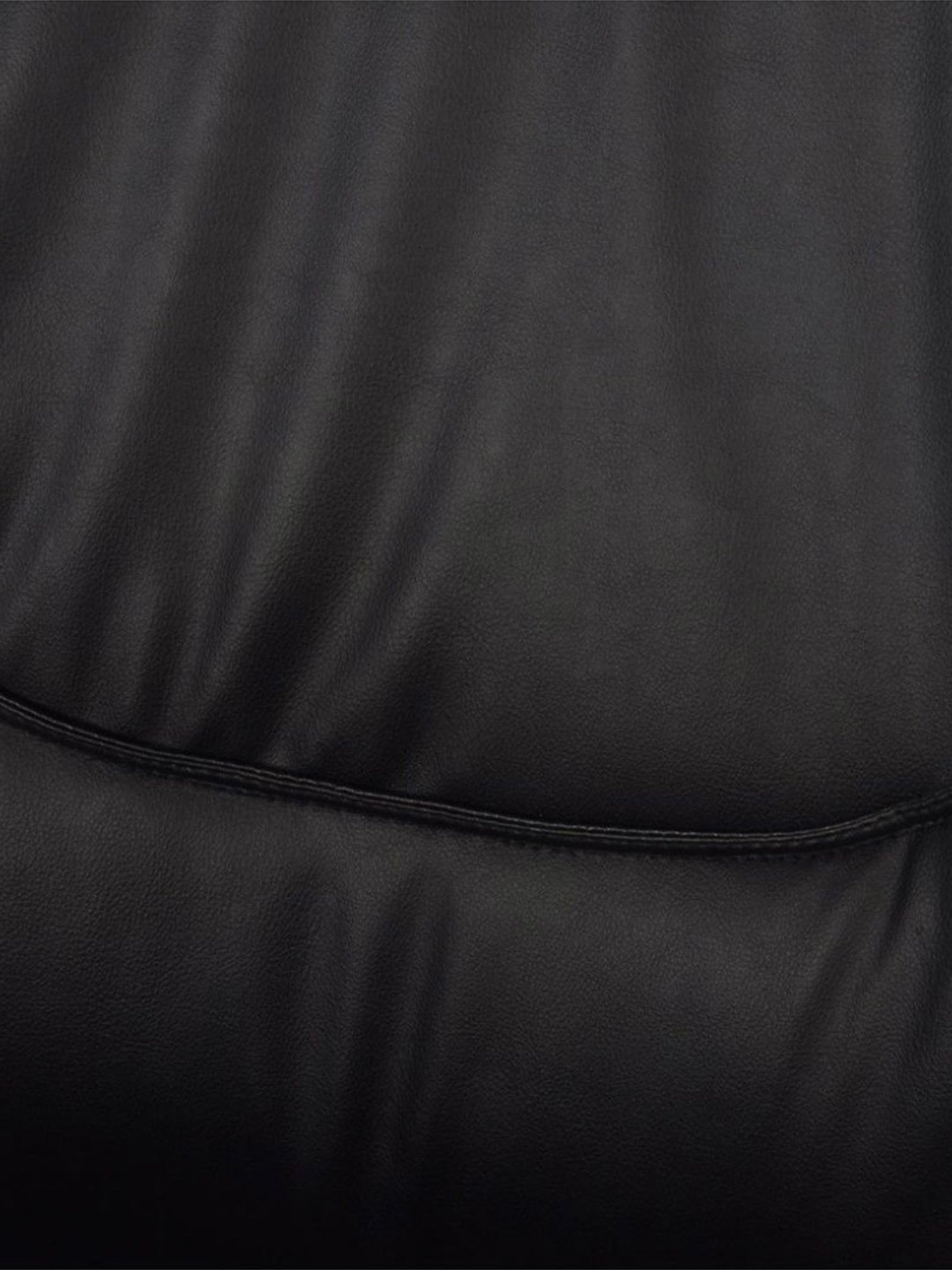 Nilkamal Boss Black Polyurethane Visiting Chair