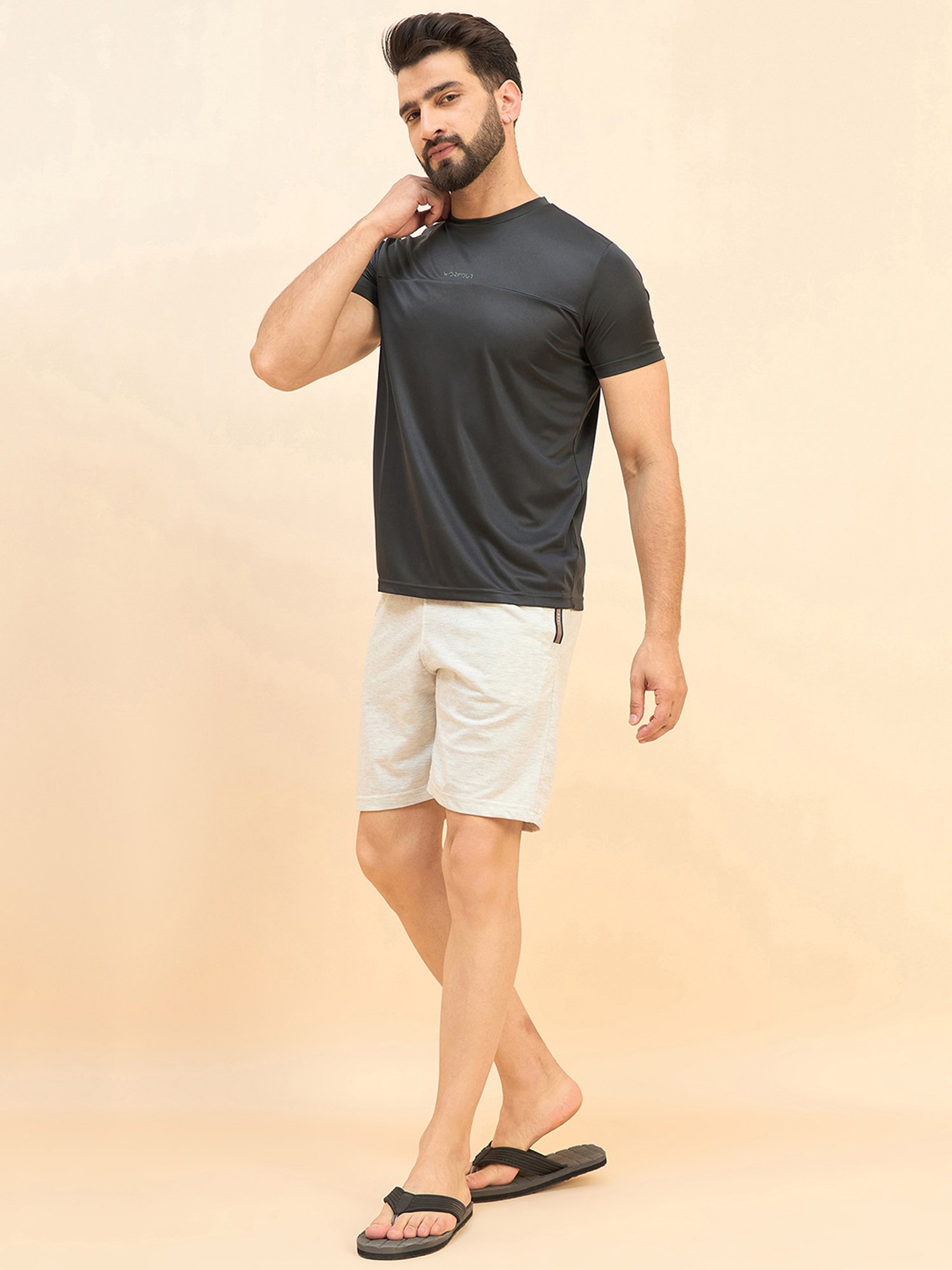 Sweet Dreams Dark Grey Regular Fit Crew T-Shirt