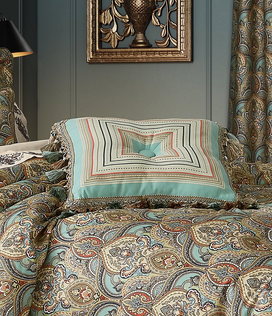 J. Queen New York Victoria 18#double; Square Pillow