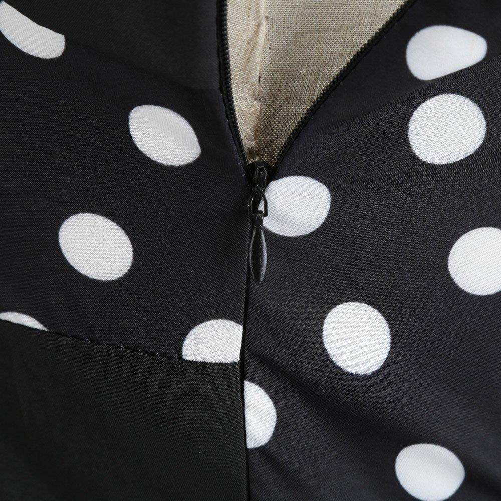 Vintage Dresses for Women,Women Vintage Printing Bodycon Sleeveless Halter Evening Party Prom Swing Dress