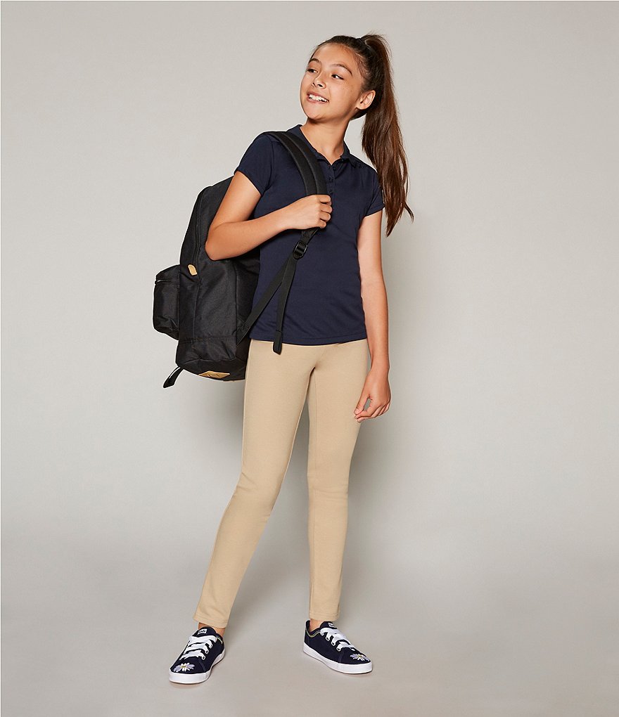 Nautica Big Girls 7-16 Short-Sleeve Performance Polo