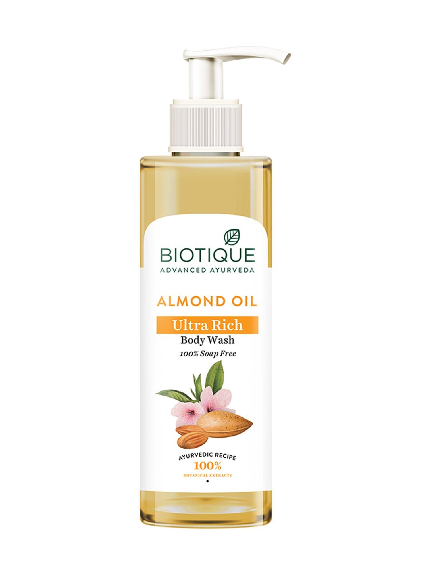 BIOTIQUE Almond Oil Ultra Rich Body Wash - 200 ml