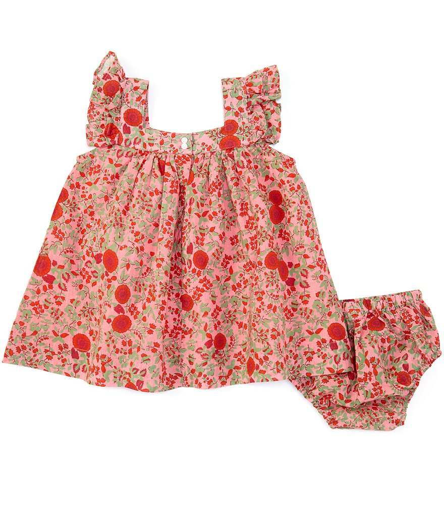 Roller Rabbit Baby Girls 12-24 Months Vickey Floral A-Line Matching Dress