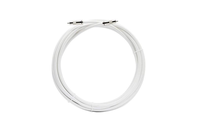 White Digital Audio Coaxial Cable Subwoofer Cable &ndash; (S/PDIF) RCA Cable, 200 Feet