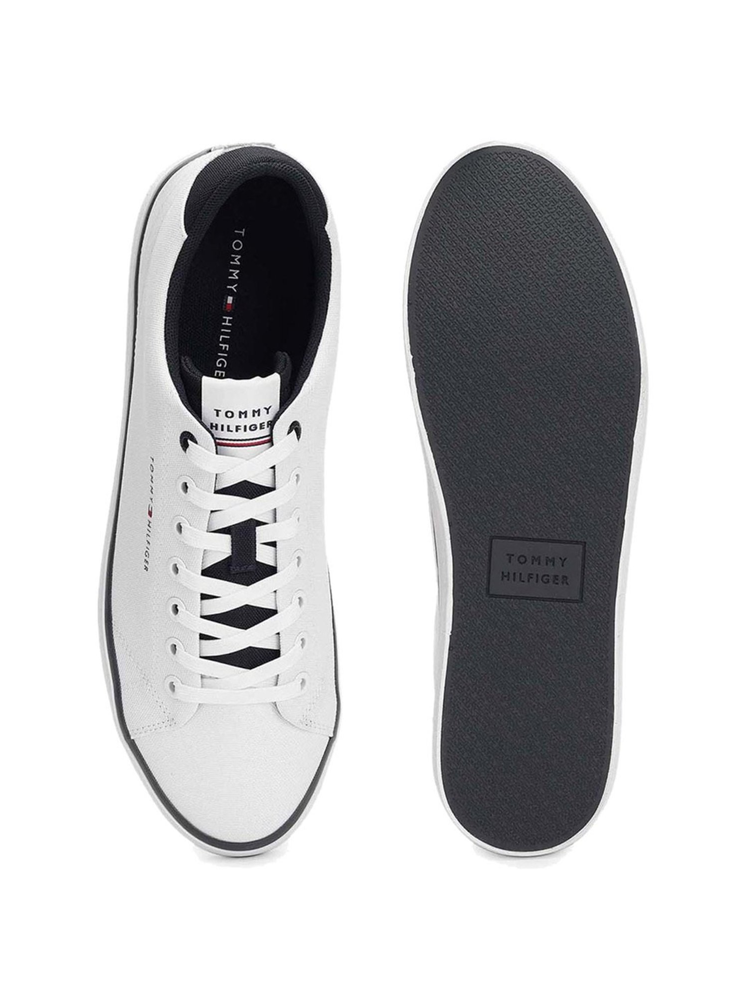 Tommy Hilfiger Men's White Casual Sneakers