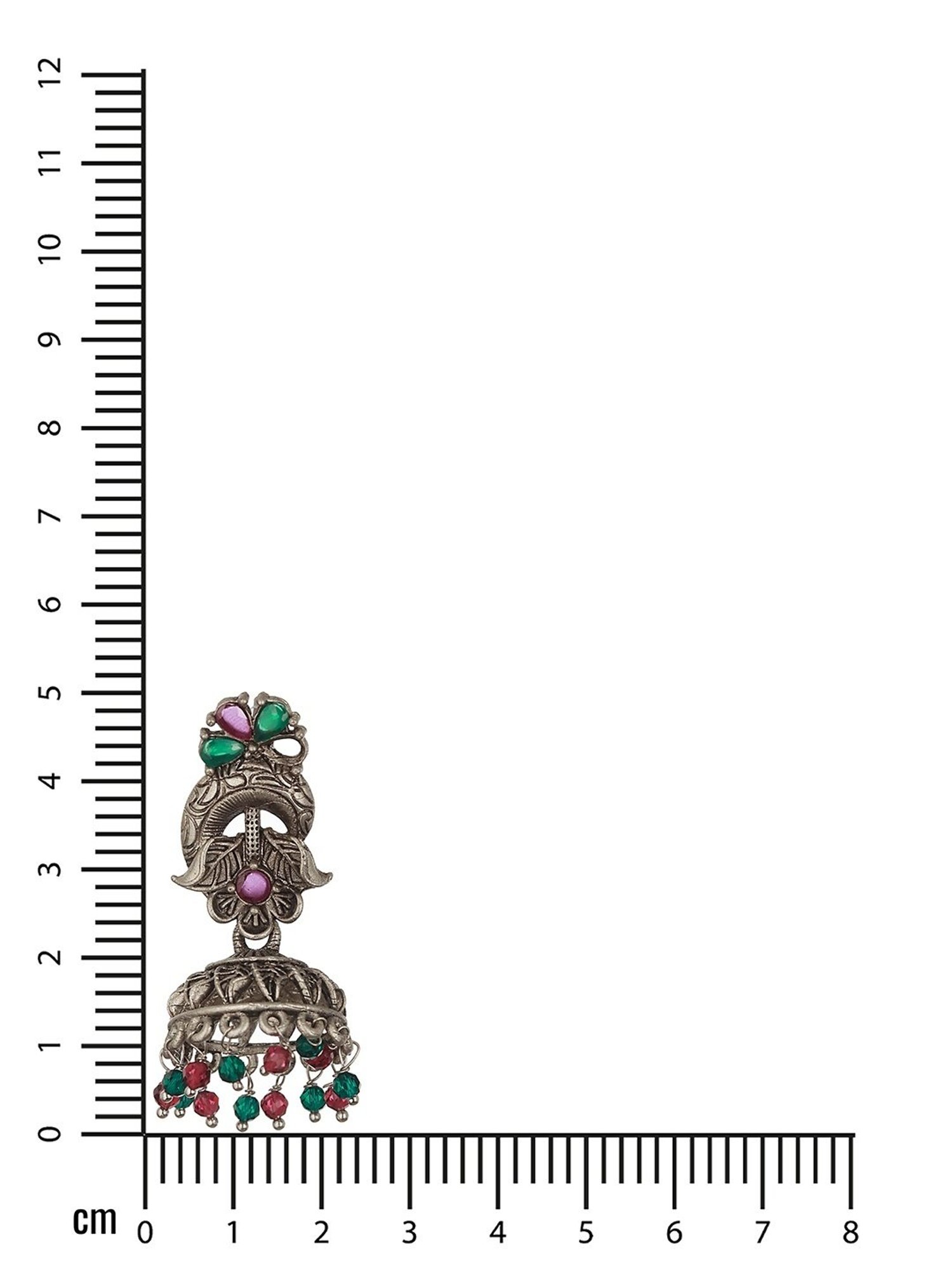 Aatmana Dome Shaped Multi Jhumki Earrings for Women