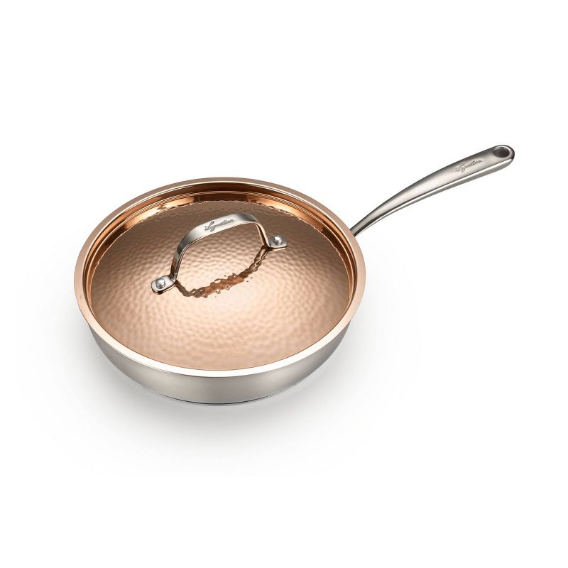 Lagostina Copper Elegance 10" Deep Saute with Lid