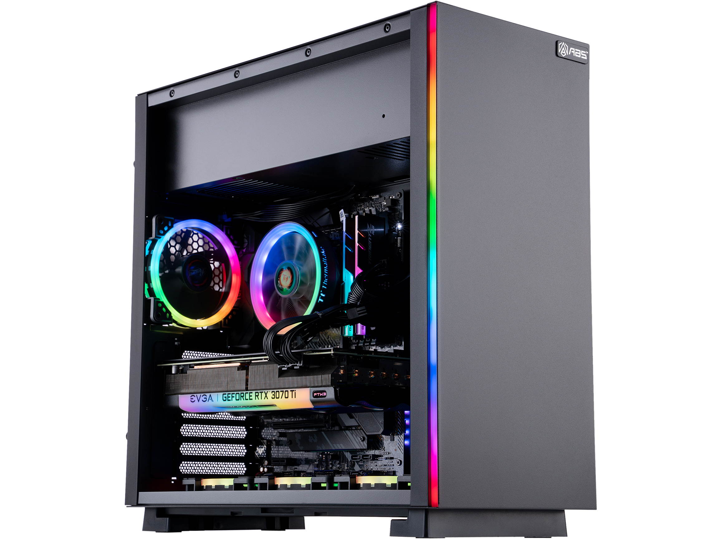ABS Gladiator Gaming PC - Ryzen 5 5600X - EVGA GeForce RTX 3070 Ti FTW3 Ultra Gaming 8GB - G.Skill TridentZ RGB 16GB DDR4 3200MHz - 1TB Intel M.2 NVMe SSD