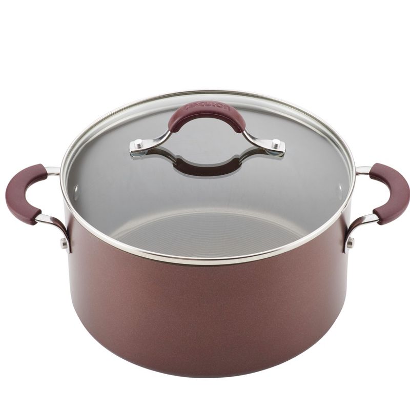 Circulon Innovatum 10pc Hard-Anodized Nonstick Cookware Set + Bonus Cookie Pan Merlot