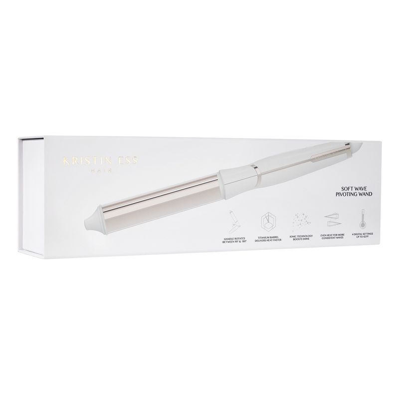 Kristin Ess Soft Wave Pivoting Wand Curling Iron - 1 1/4"
