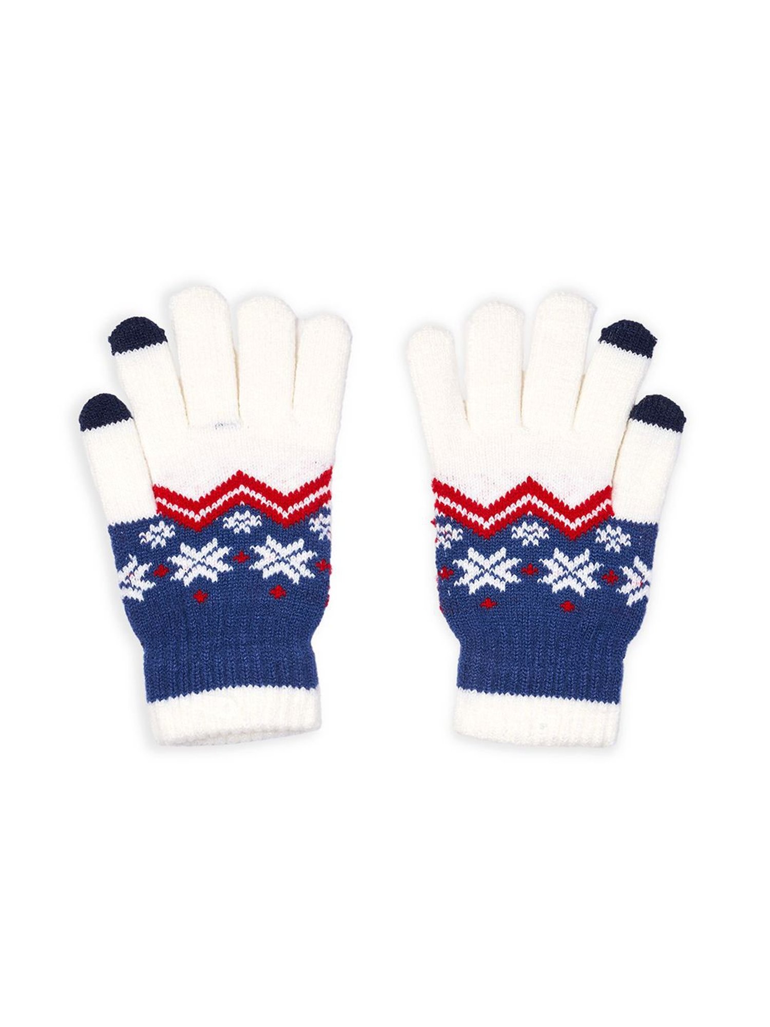 Byford by Pantaloons Grey Solid Gloves