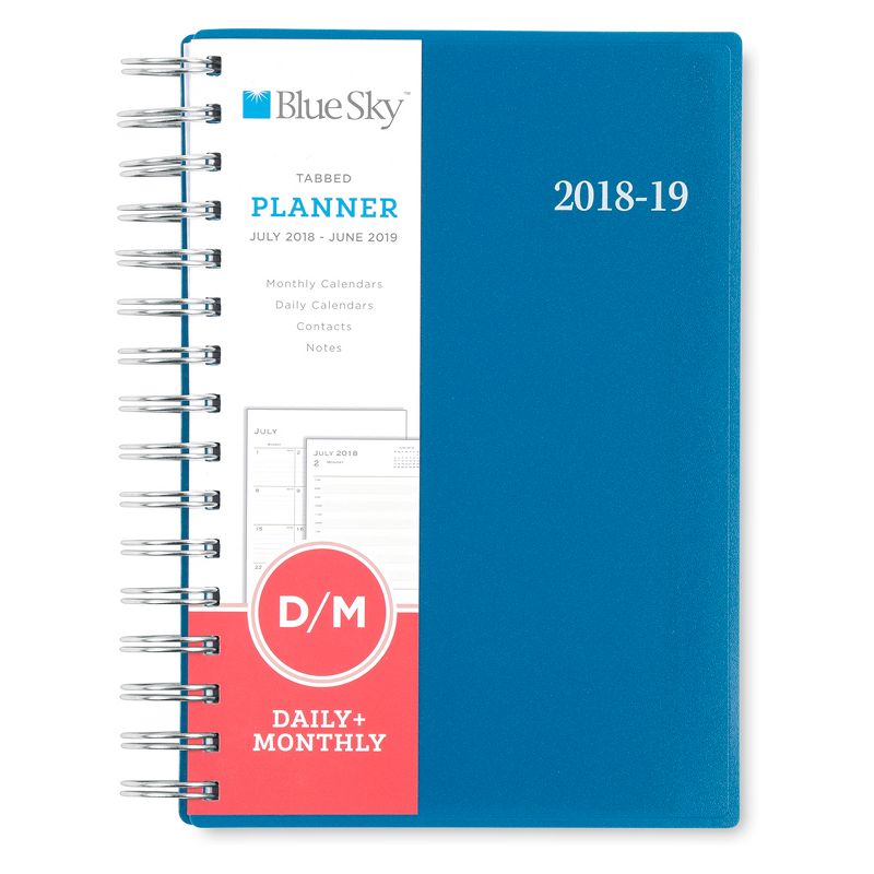 2018 - 2019 Spiral Planners Blue Sky - Indigo