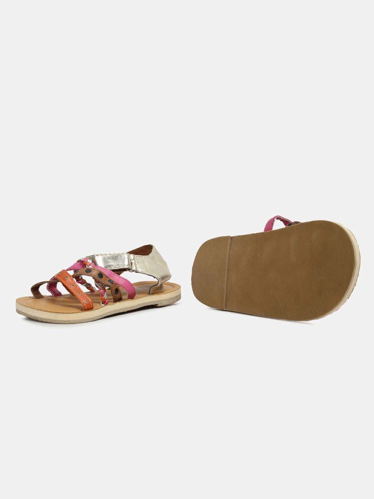 MINIKLUB Girls Multicolor Party & Club Wear Sandal