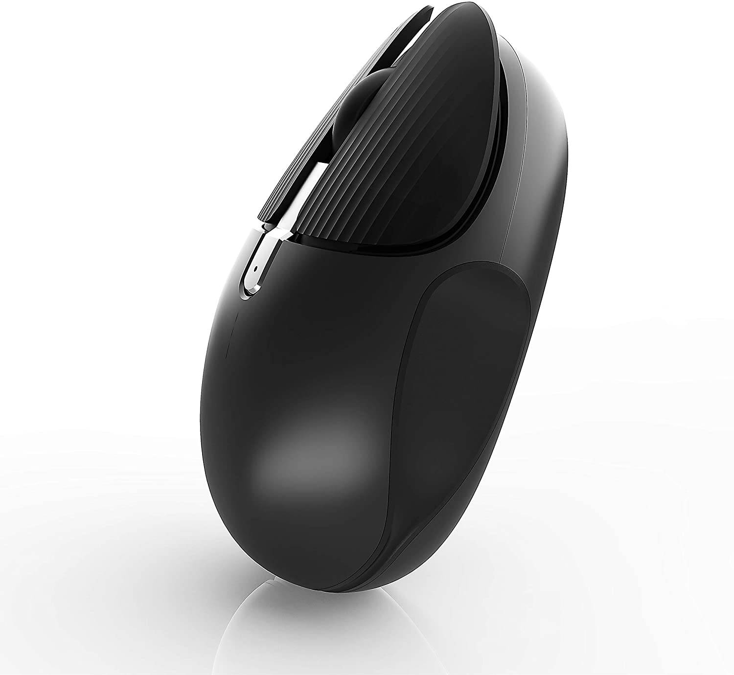 Rechargeable Wireless Mouse Mini Portable Mobile Mouse 1200DPI Silent 3 Buttons Optical Mouse with Nano Receiver Home Office Cordless Mice for PC Laptop Computer