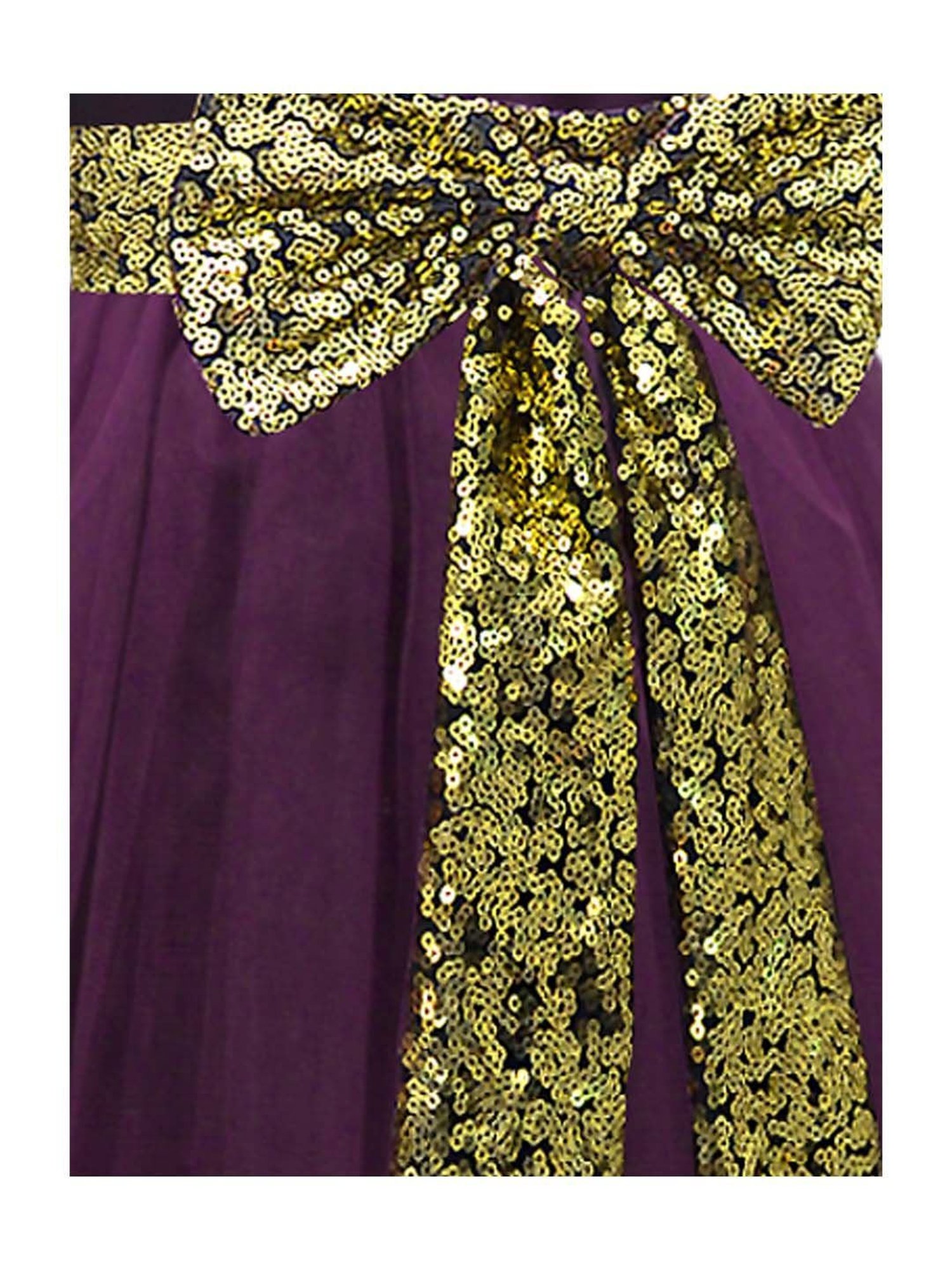 Many Frocks Kids Red Solid Dress