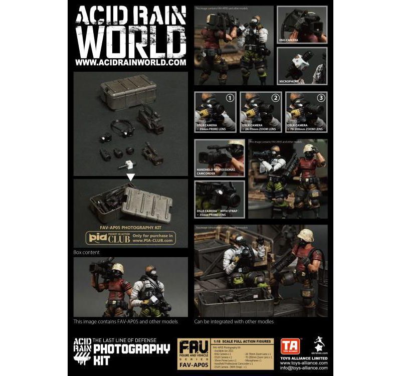 FAV-AP05 Photography Kit 1:18 Scale | Acid Rain Fav Action figure accessories