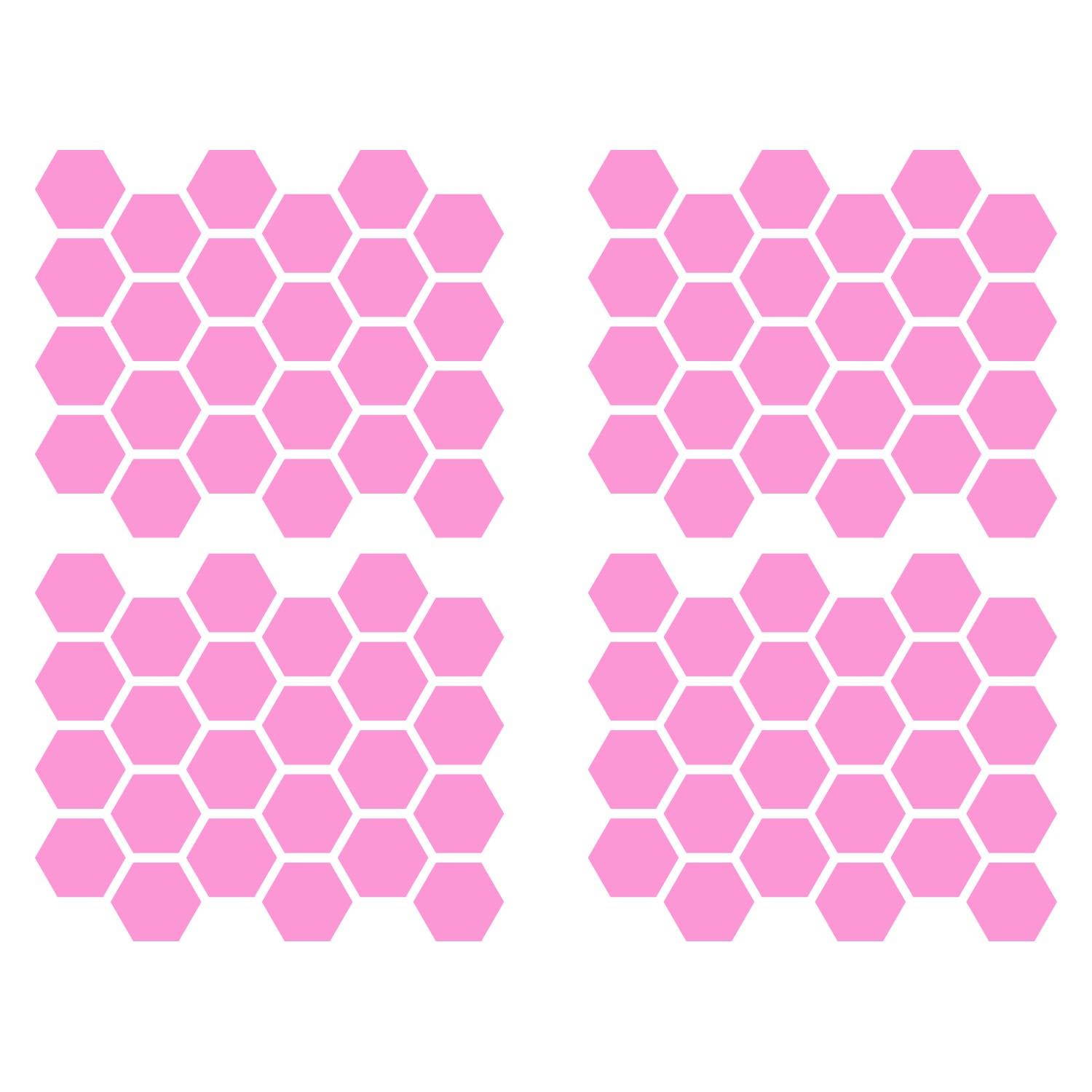 LiteMark 1 Inch Blue Hexagon Decals - Pack of 208