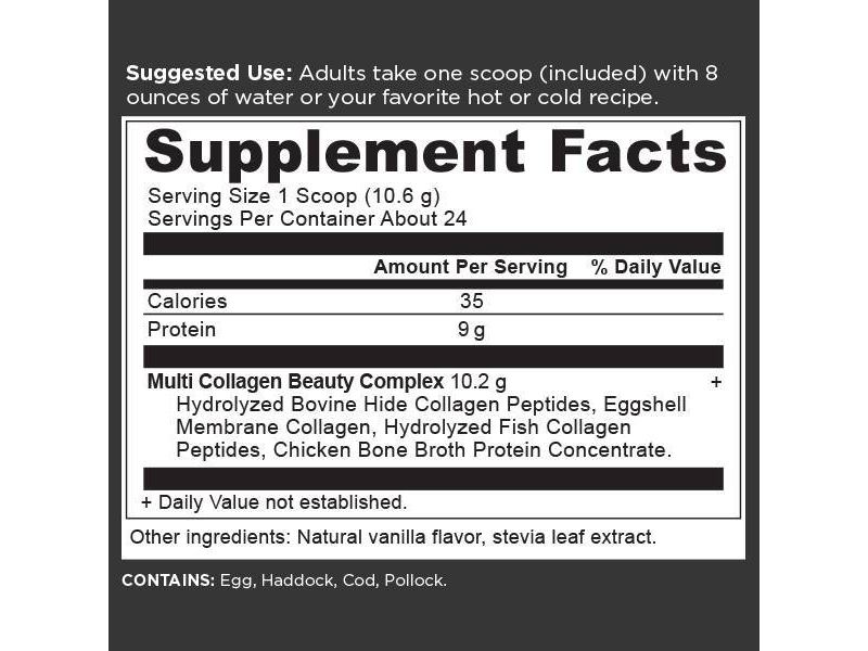 Ancient Nutrition MultiCollagen Protein Powder - Vanilla - 9oz