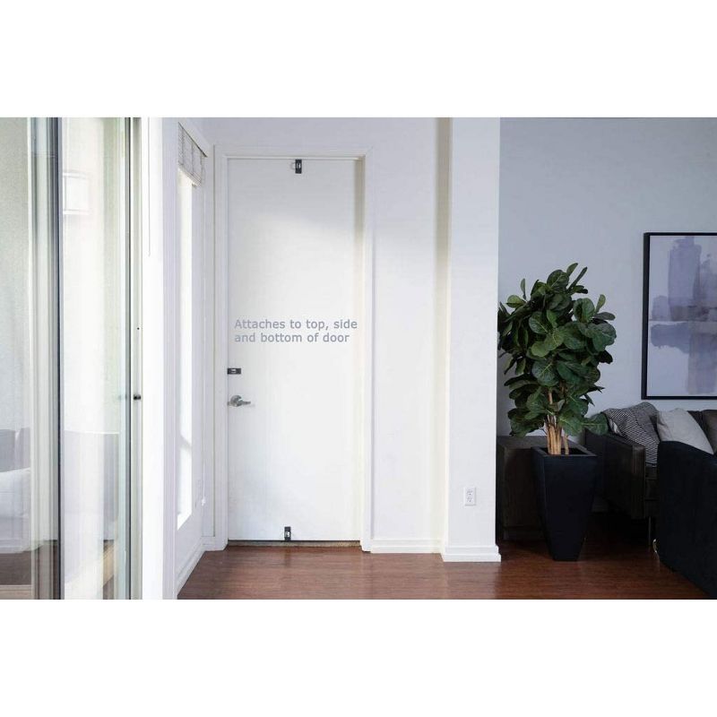 Anchor Gym Mini Steel Adjustable Door Mount for Stretch Straps, Resistant Bands, Strength Training, Yoga and Full Body Workouts, Single