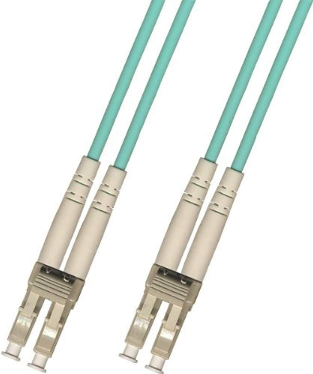 75 meter 10gb om3 multimode duplex fiber optic cable (50/125) - lc to lc - aqua