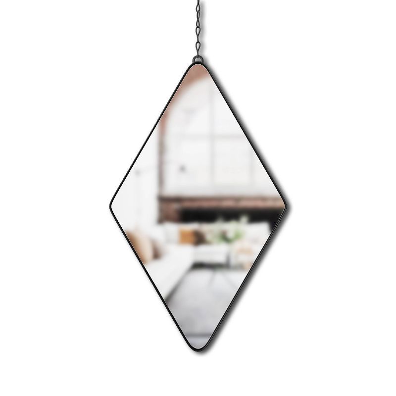 Set of 3 Dima Diamond Wall Mirror Black - Umbra
