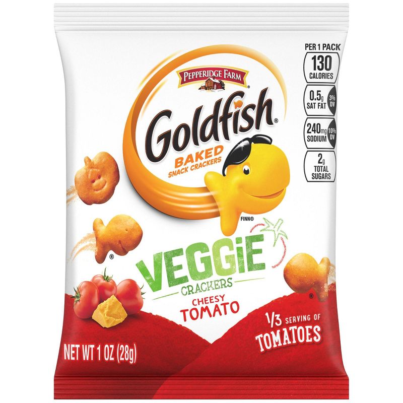 Goldfish Veggie Single Serve Tomato - 1oz