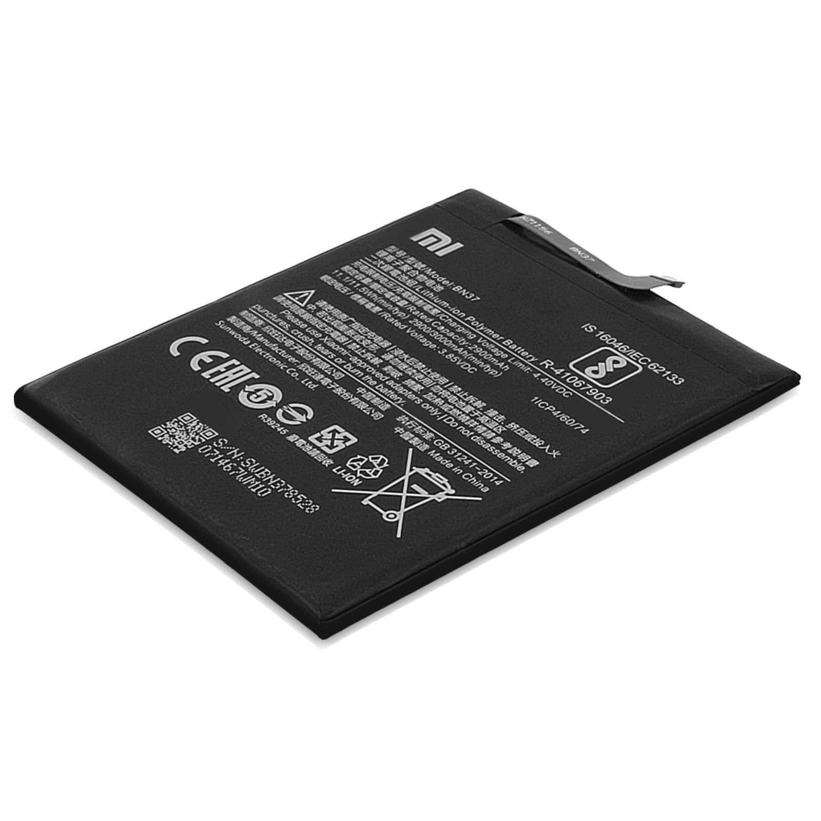 Internal Battery Xiaomi Redmi 6A Li-Polymer Model BN37 3000 mAh