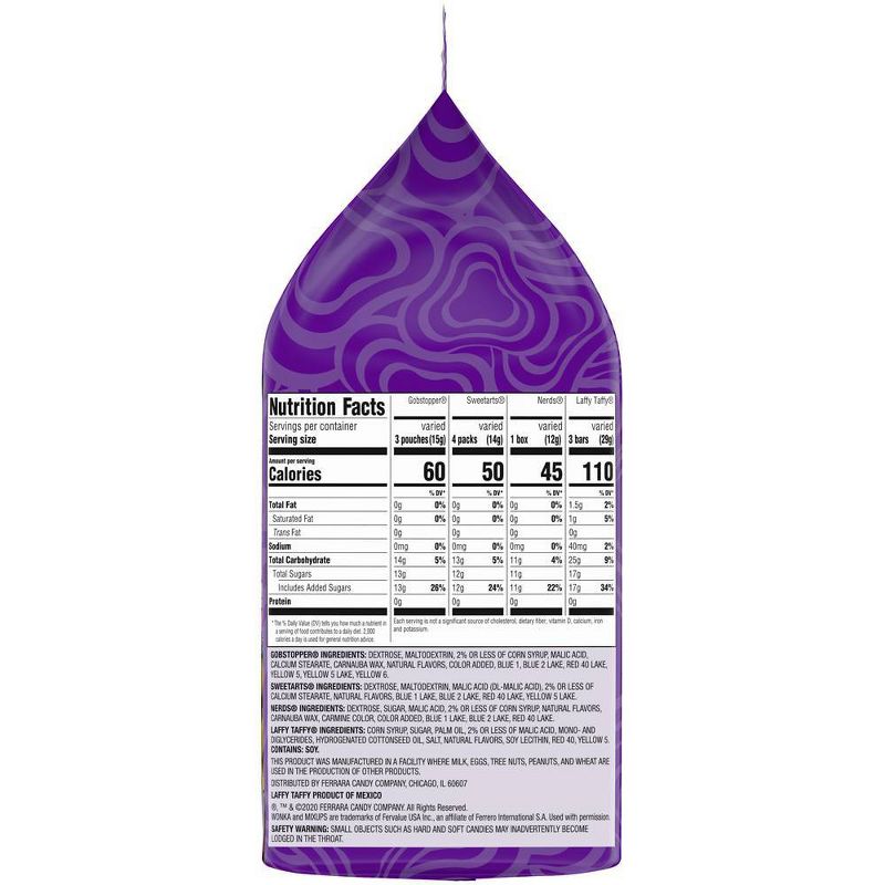 SweeTARTS, Nerds, Laffy Taffy and Gobstopper Mix Ups Variety Pack - 150ct