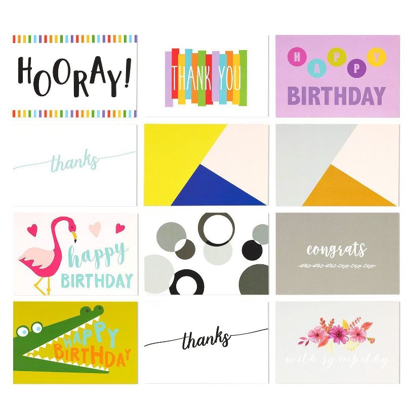 Best Paper Greetings 48 Pack Blank Greeting Cards with Envelopes for All Occasions, Birthday, Sympathy, 4x6 in