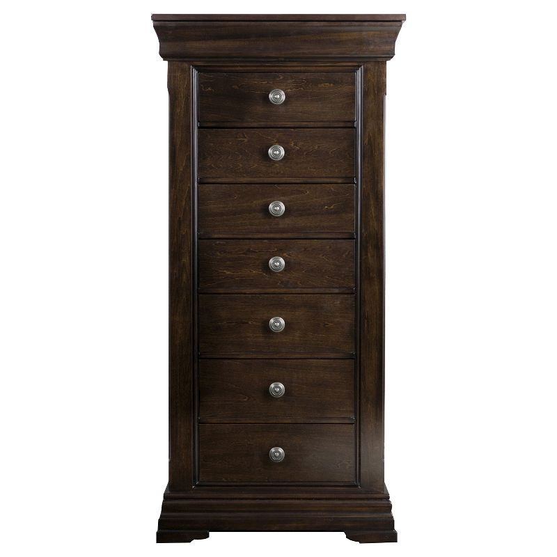 Haley Jewelry Armoire Walnut - Hives & Honey