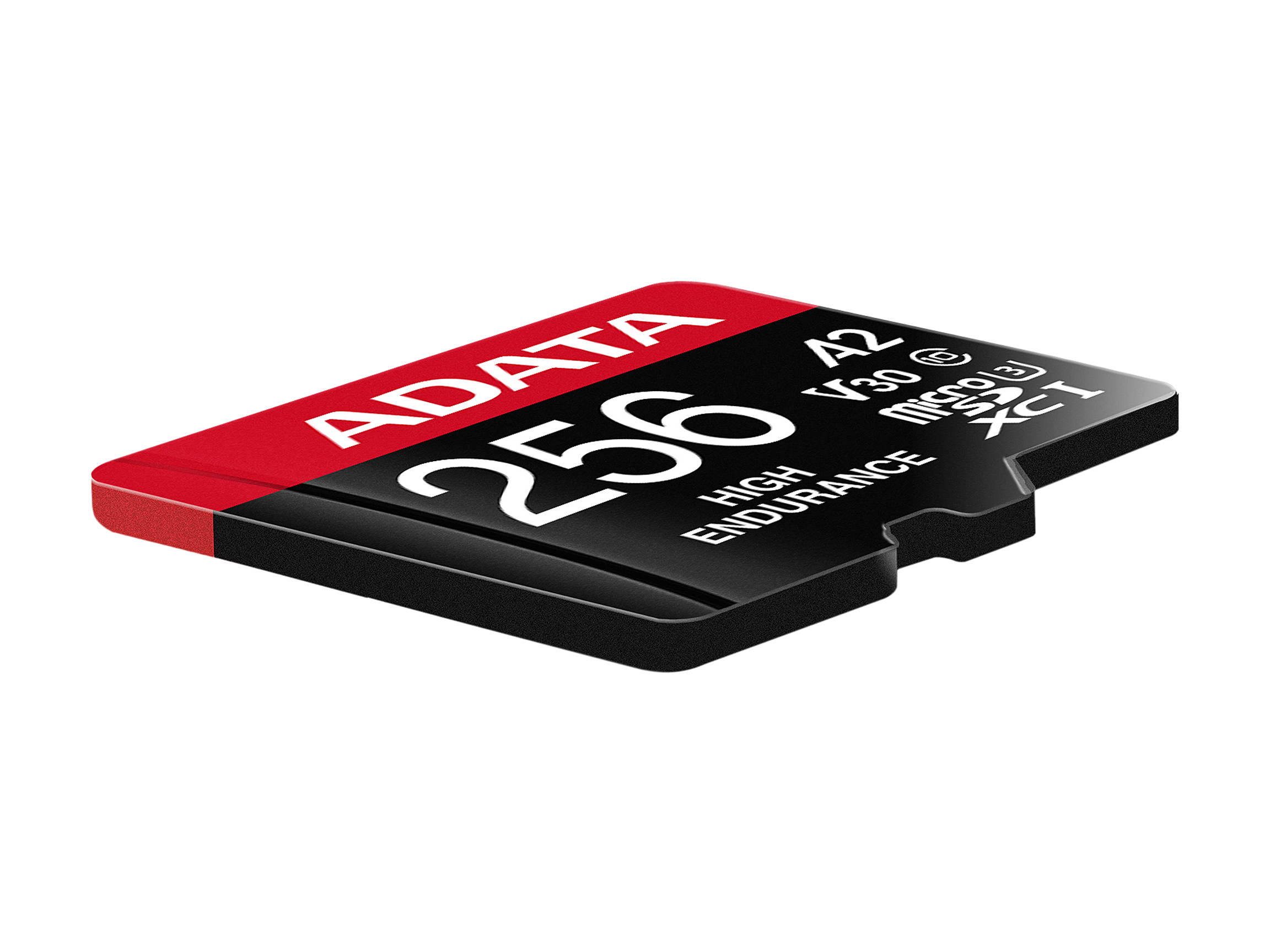 ADATA 256GB High Endurance microSDXC UHS-I U3 / Class 10 V30 A2 Memory Card with SD Adapter, Speed Up to 100MB/s (AUSDX256GUI3V30SHA2-RA1)