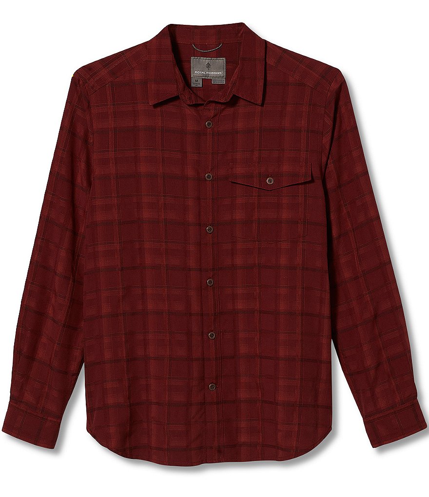 Royal Robbins Sonora Plaid Performance Long-Sleeve Woven Shirt