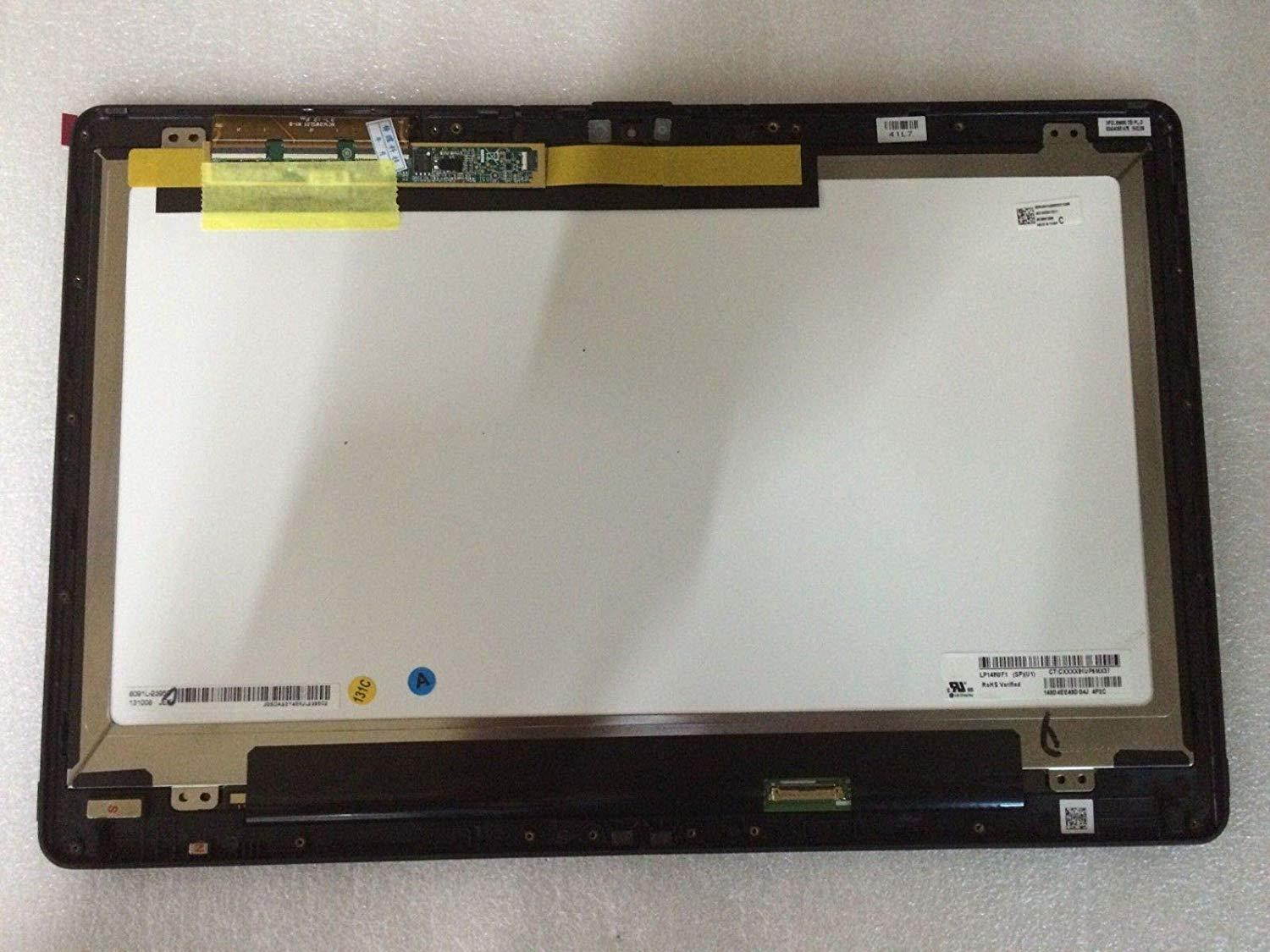14" 1920x1080 30pin edp LCD Screen + Touch Digitizer + Frame Assembly for Sony Vaio Flip SVF14N SVF14N190X