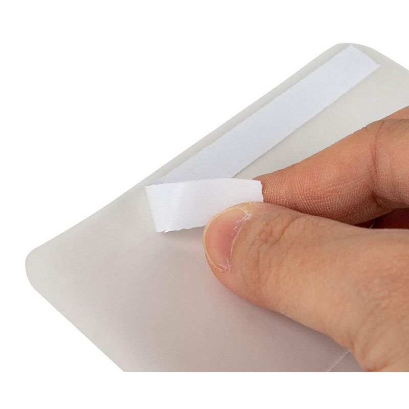 Best Paper Greetings 50-Pack Square Self Seal Vellum Paper Envelopes for Greeting Cards, Invitations, Clear White, 5.5" x 5.5"