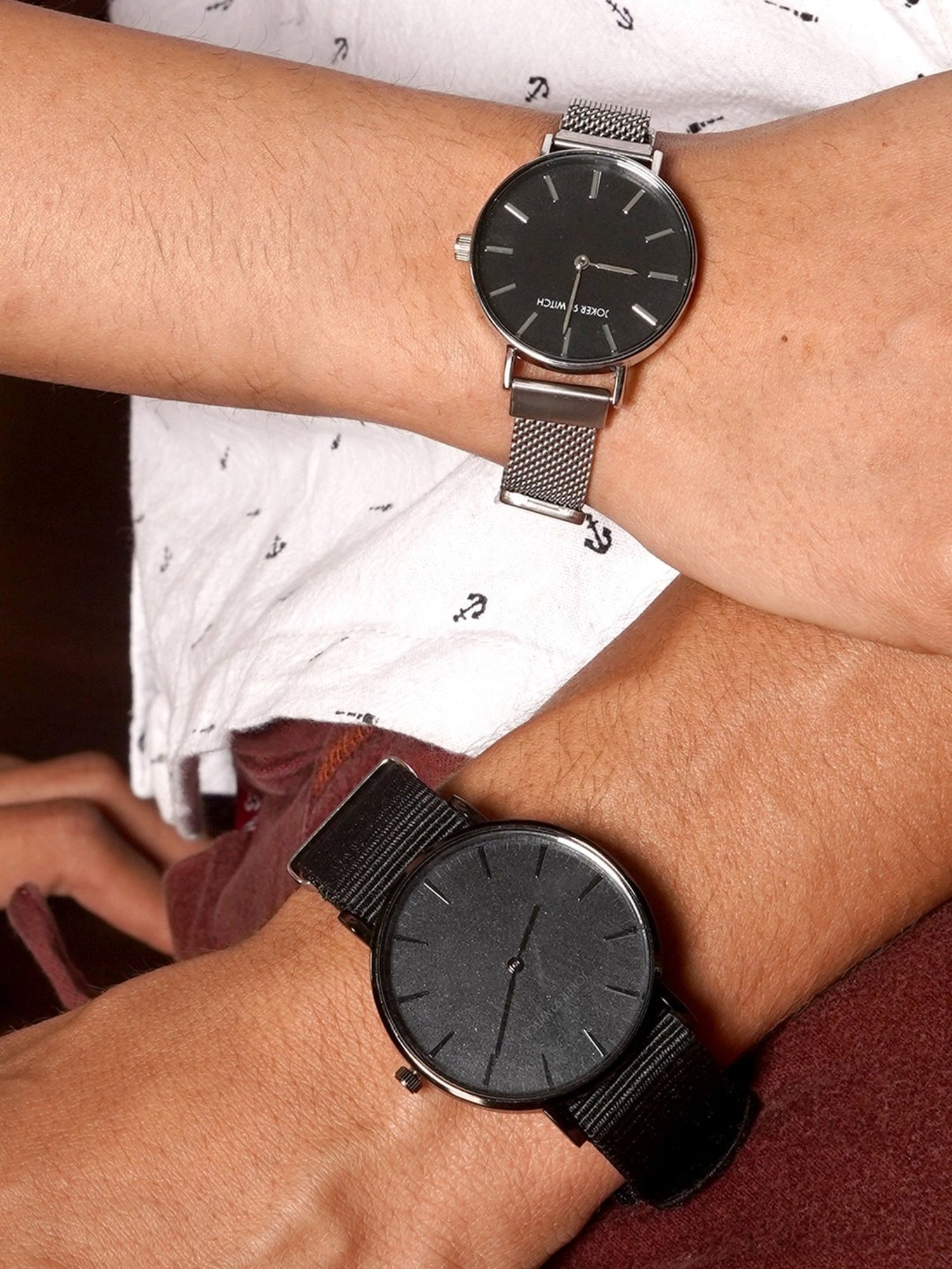 Joker & WItch JWCW193 Analog Couple Watch