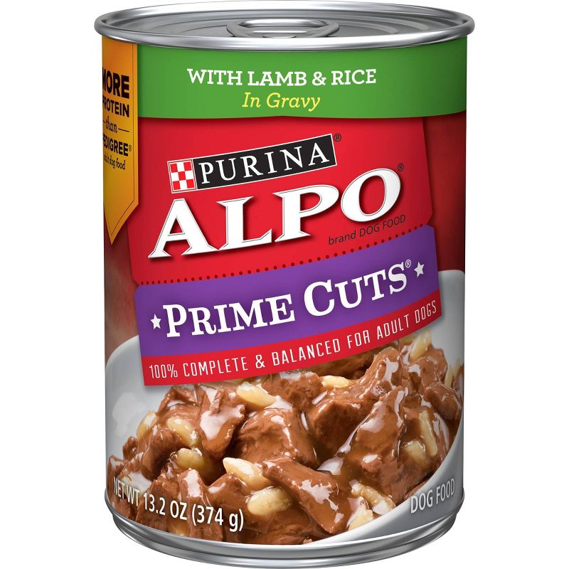 Purina Alpo Prime Cuts Adult Wet Dog Food with Lamb & Rice in Gravy - 13.2oz