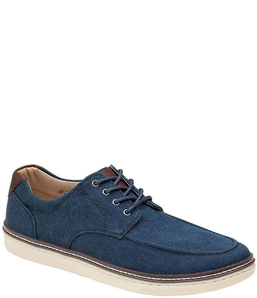 Johnston & Murphy Men's McGuffey Canvas Elastic Lace Slip-Ons