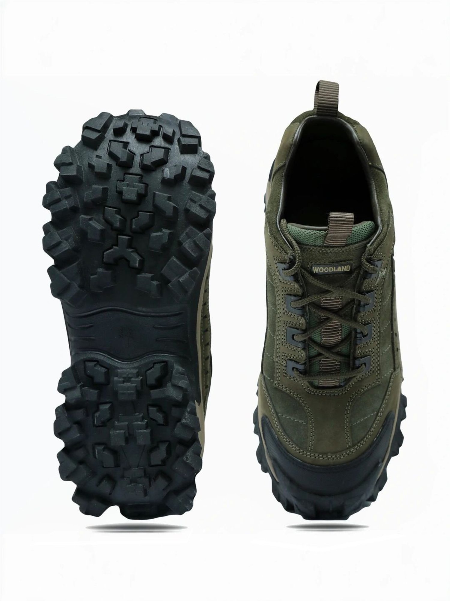Woodland Men's Olive Outdoor Shoes